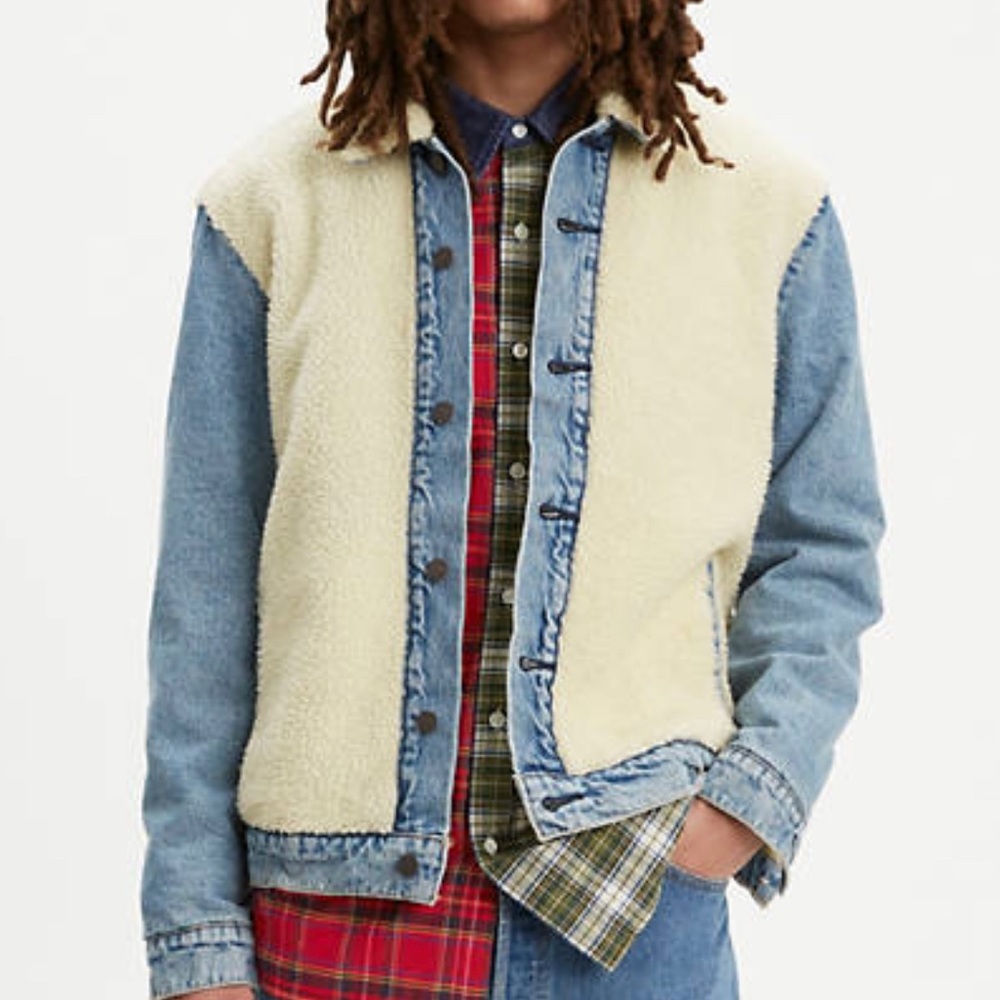 Levi’s Sherpa Panel Jean Jacket